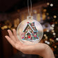 Christmas Gingerbread House 018 - Acrylic Ornament