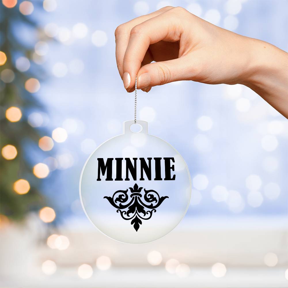 Minnie v01 - Acrylic Ornament