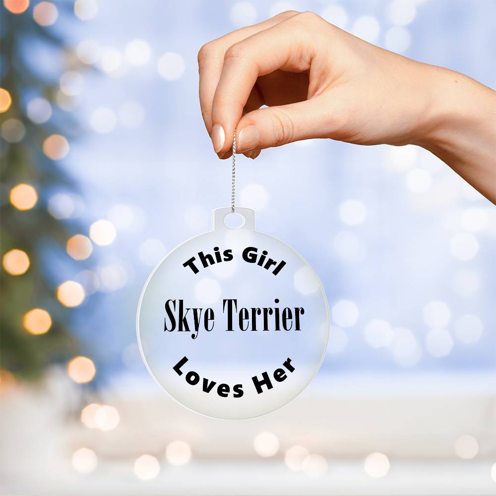 Skye Terrier - Acrylic Ornament