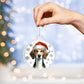 Christmas Dog - American Foxhound - Acrylic Ornament