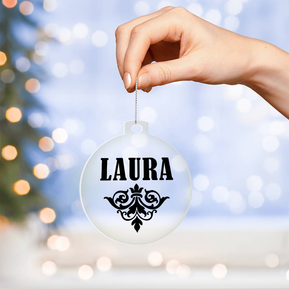 Laura v01 - Acrylic Ornament
