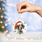 Christmas Dog - Pointer - Acrylic Ornament