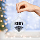 Ruby v01 - Acrylic Ornament