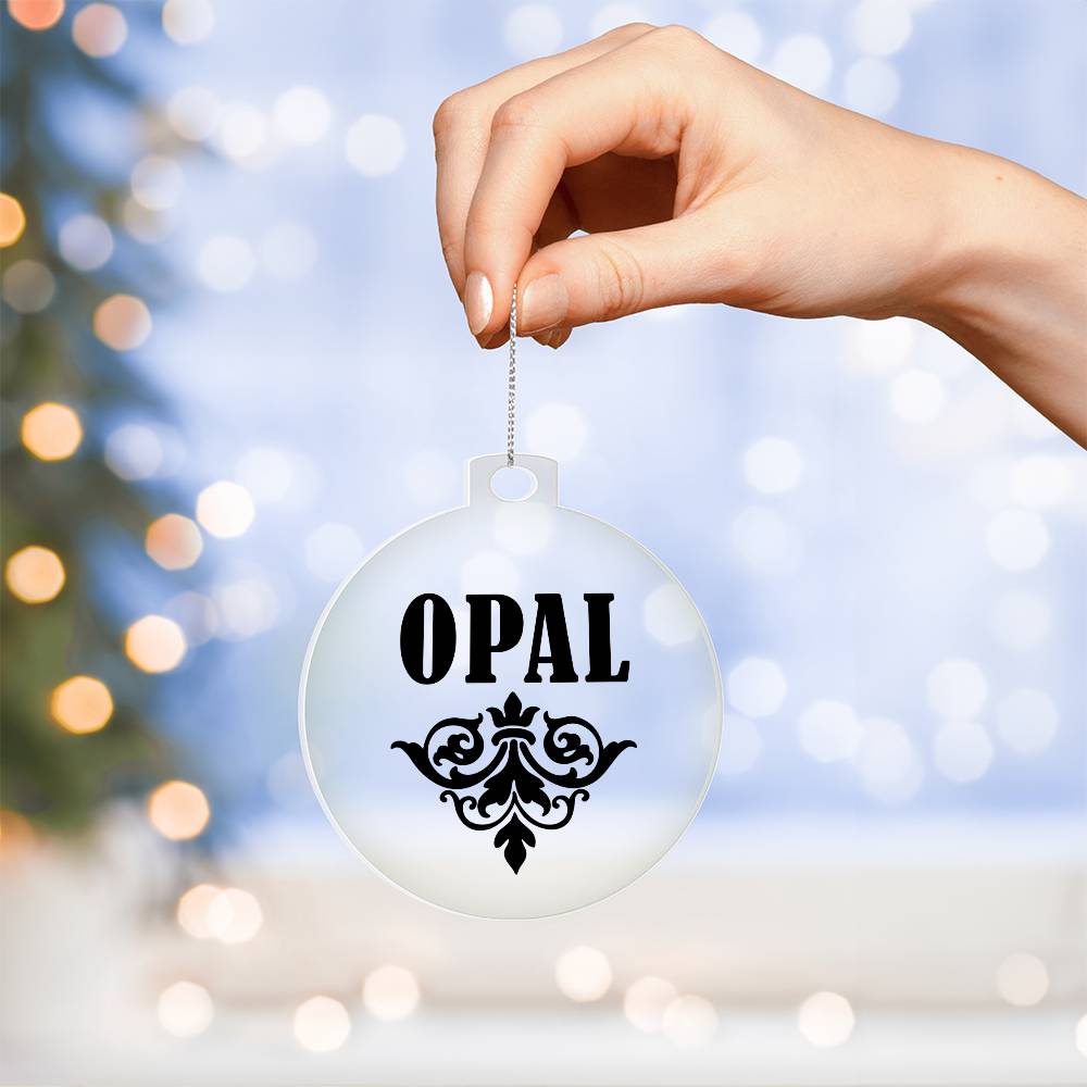 Opal v01 - Acrylic Ornament