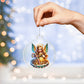 Cute Christmas Angel 015 - Acrylic Ornament