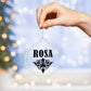 Rosa v01 - Acrylic Ornament