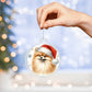 Christmas Dog - Pomeranian - Acrylic Ornament
