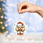 Christmas Dog - Toy Poodle - Acrylic Ornament