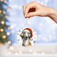 Christmas Dog - Sloughi - Acrylic Ornament