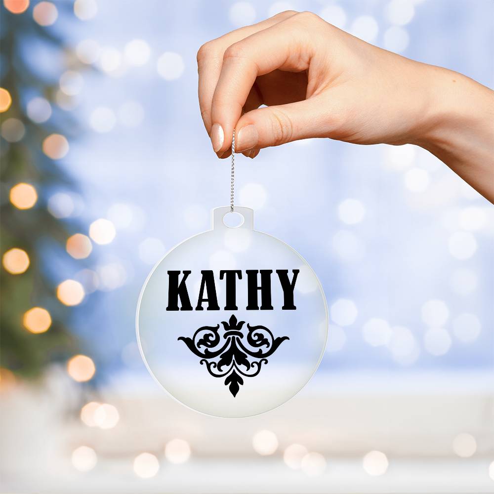 Kathy v01 - Acrylic Ornament
