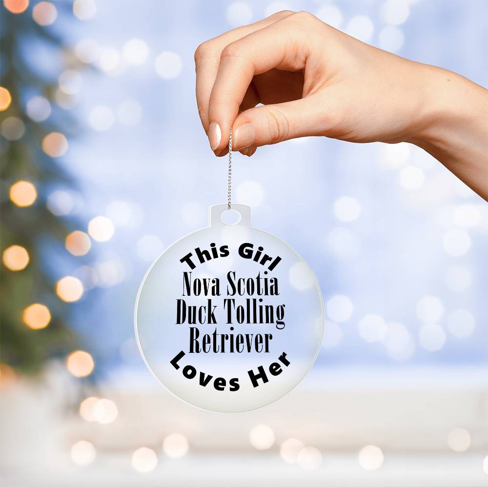 Nova Scotia Duck Tolling Retriever - Acrylic Ornament