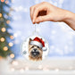 Christmas Dog - Cairn Terrier - Acrylic Ornament