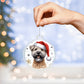 Christmas Dog - Pumi - Acrylic Ornament
