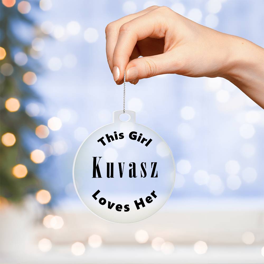 Kuvasz - Acrylic Ornament