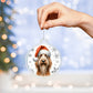 Christmas Dog - Spinone Italiano - Acrylic Ornament