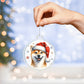 Christmas Dog - Shiba Inu - Acrylic Ornament