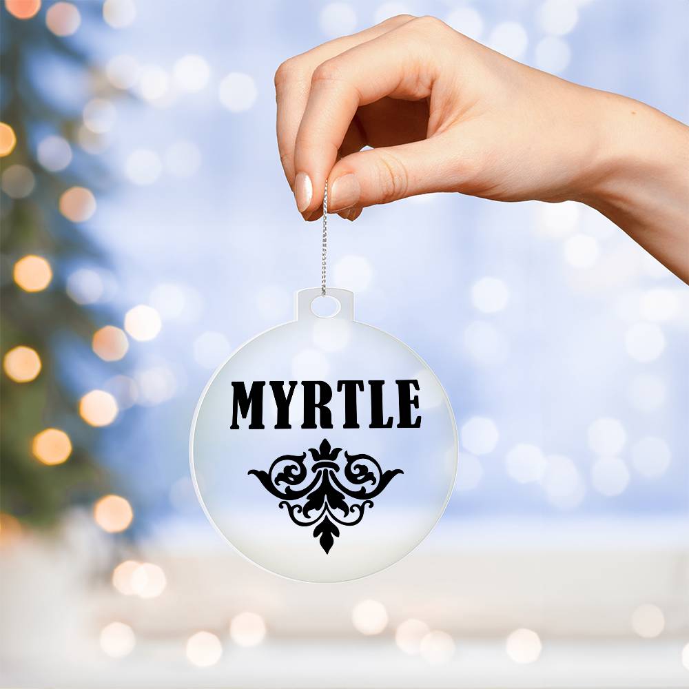 Myrtle v01 - Acrylic Ornament