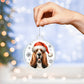 Christmas Dog - Grand Basset Griffon Vendeen - Acrylic Ornament