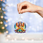Cute Christmas Angel 010 - Acrylic Ornament