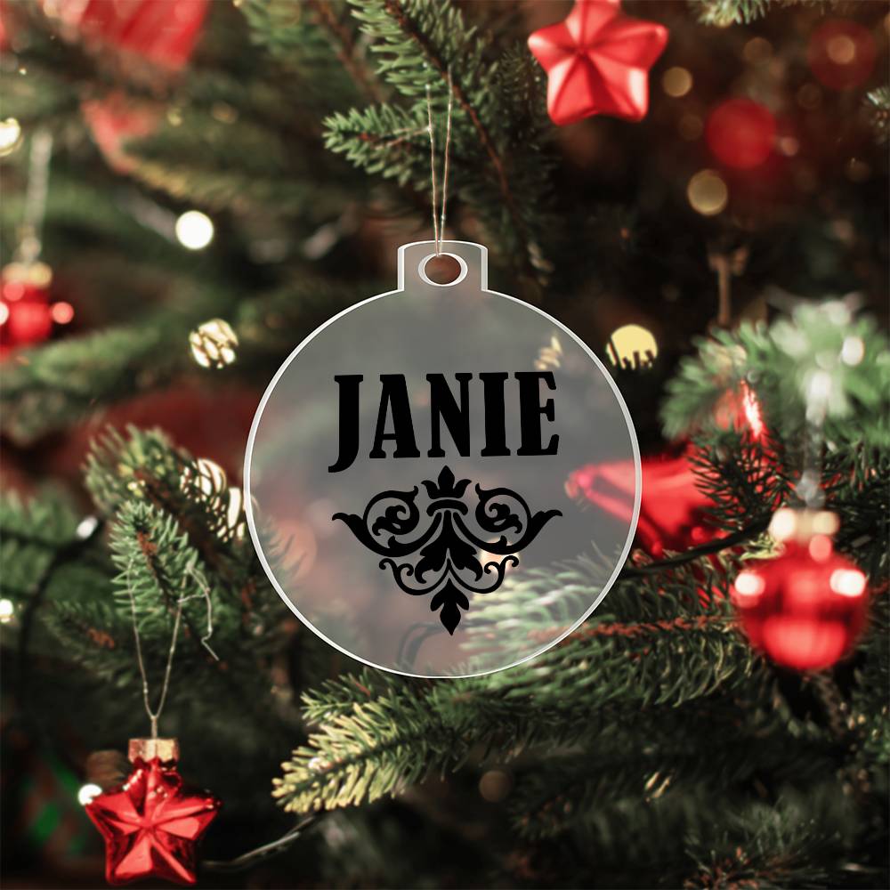 Janie v01 - Acrylic Ornament