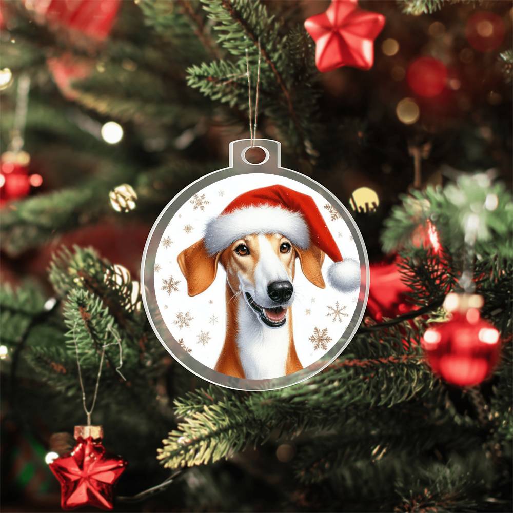 Christmas Dog - Ibizan Hound - Acrylic Ornament