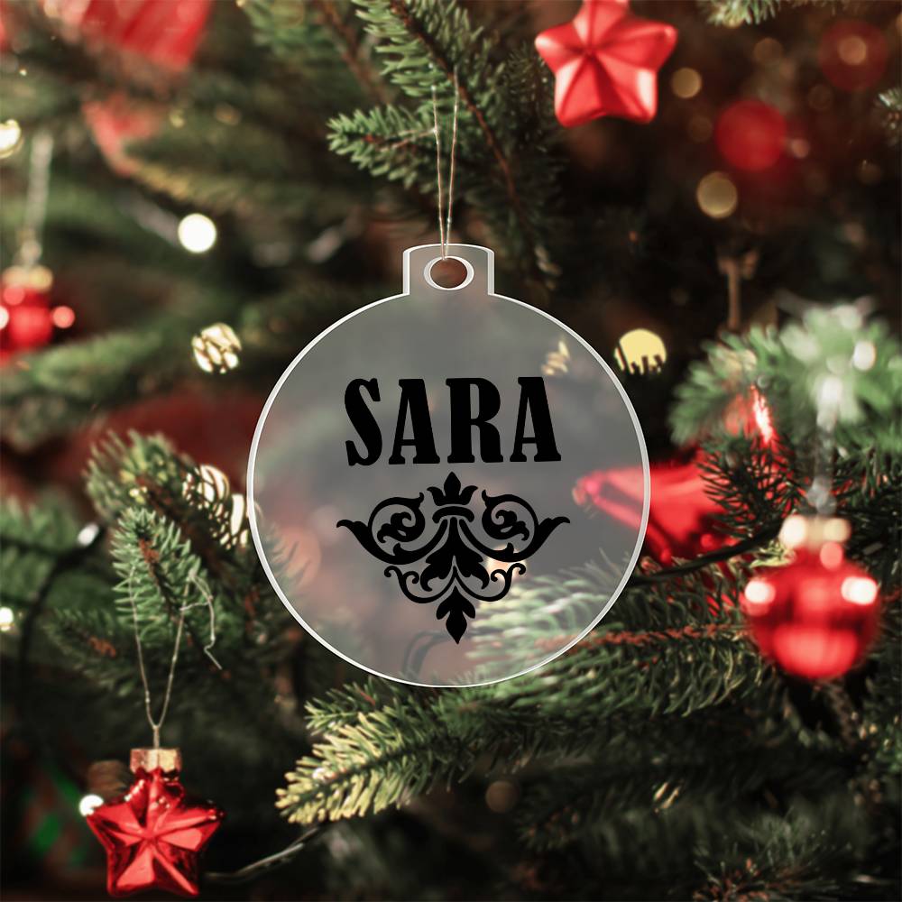 Sara v01 - Acrylic Ornament