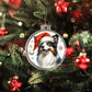 Christmas Dog - Border Collie - Acrylic Ornament