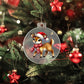 Cute Christmas Reindeer 013 - Acrylic Ornament