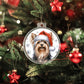 Christmas Dog - Yorkshire Terrier - Acrylic Ornament