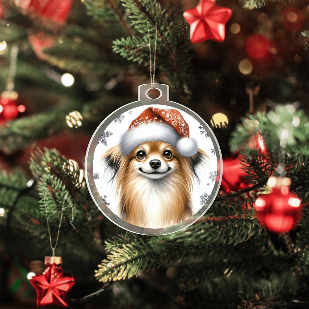 Christmas Dog - Russian Toy - Acrylic Ornament