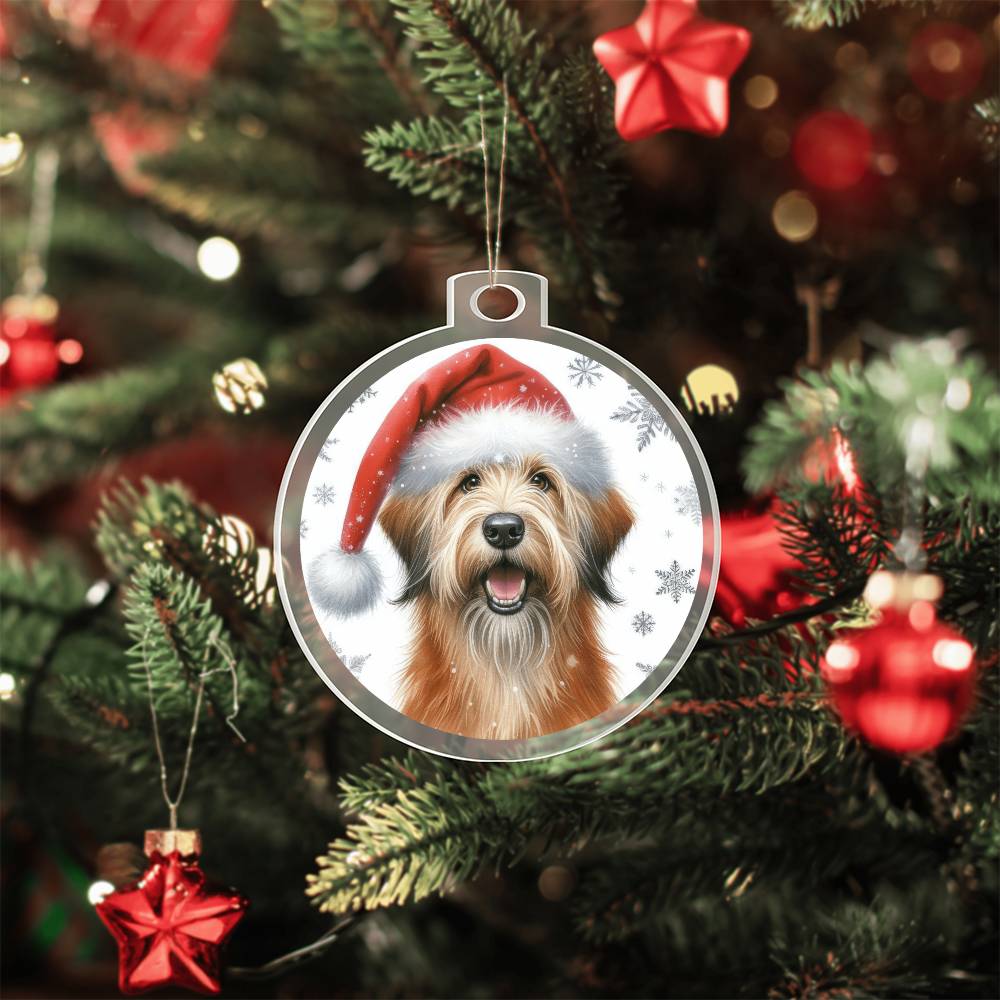Christmas Dog - Otterhound - Acrylic Ornament
