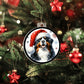 Christmas Dog - Bernese Mountain Dog - Acrylic Ornament