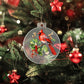 Christmas Cardinal 003 - Acrylic Ornament