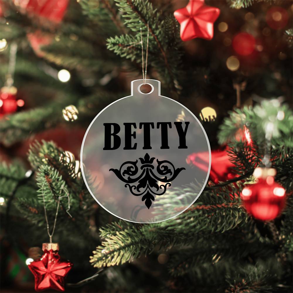 Betty v01 - Acrylic Ornament