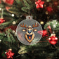Funny Reindeer Face 01 - Acrylic Ornament