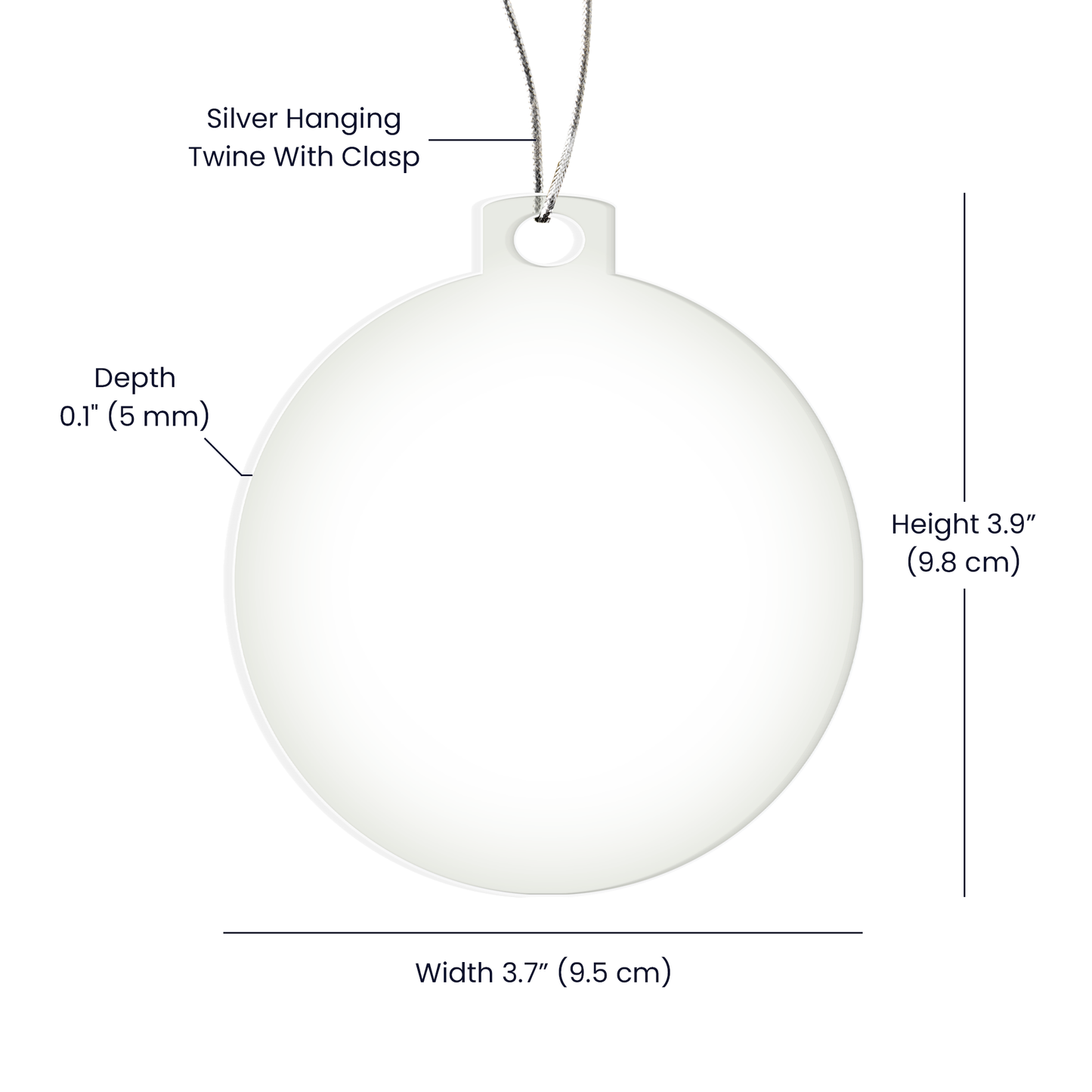 Pahonia (Belarus) - Acrylic Ornament