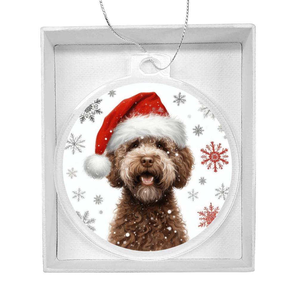 Christmas Dog - Lagotto Romagnolo - Acrylic Ornament
