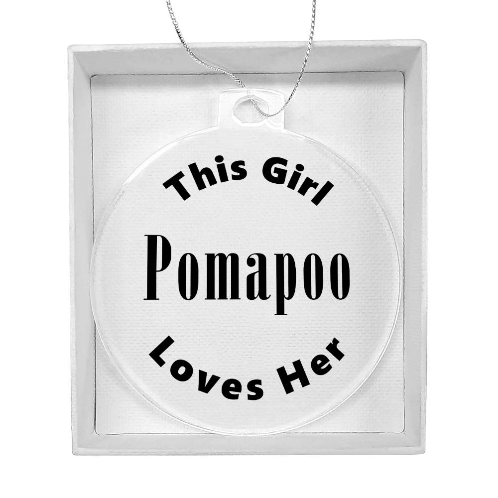 Pomapoo - Acrylic Ornament