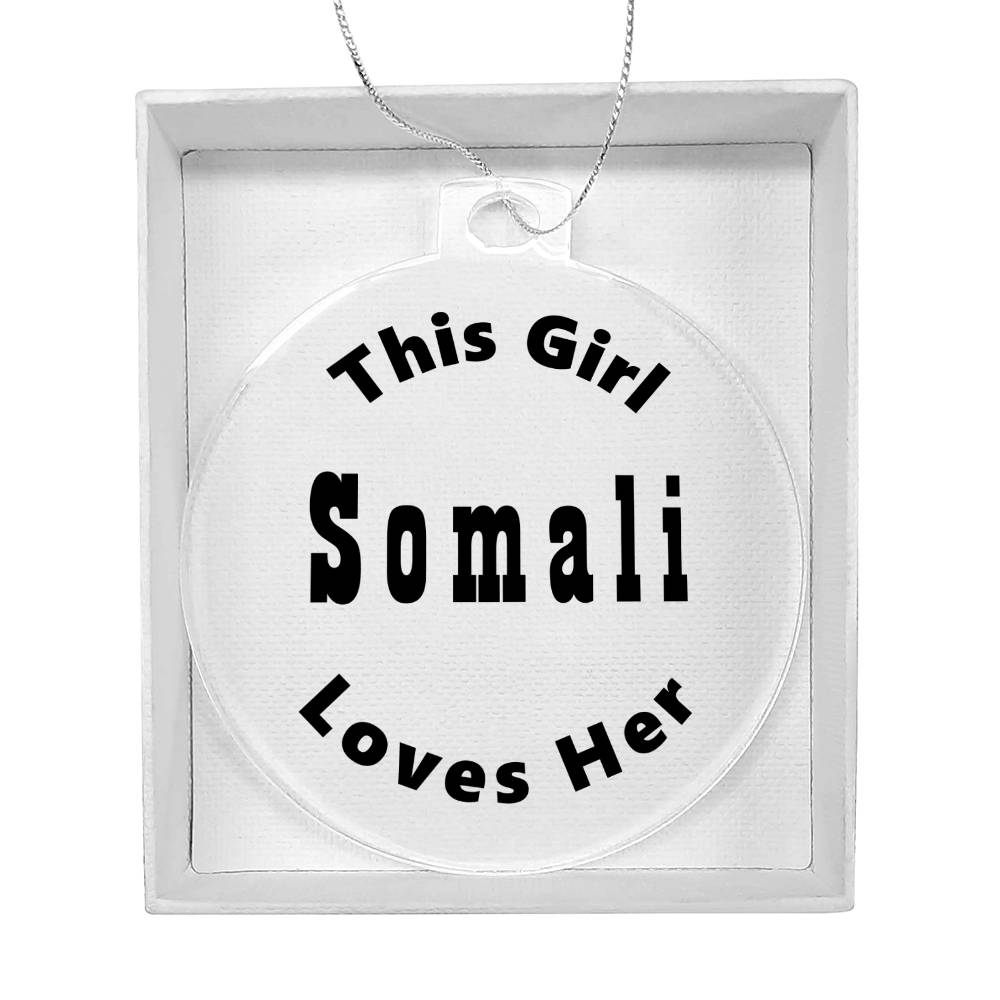 Somali - Acrylic Ornament