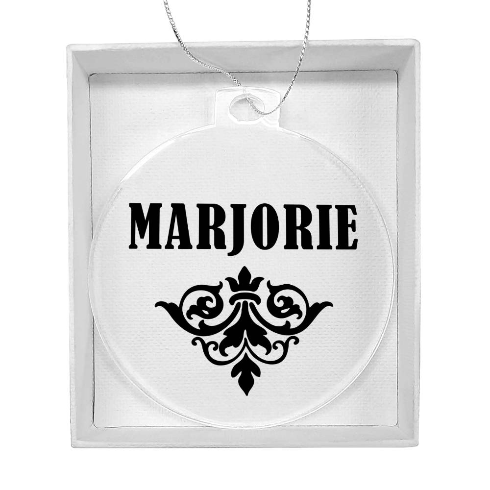Marjorie v01 - Acrylic Ornament