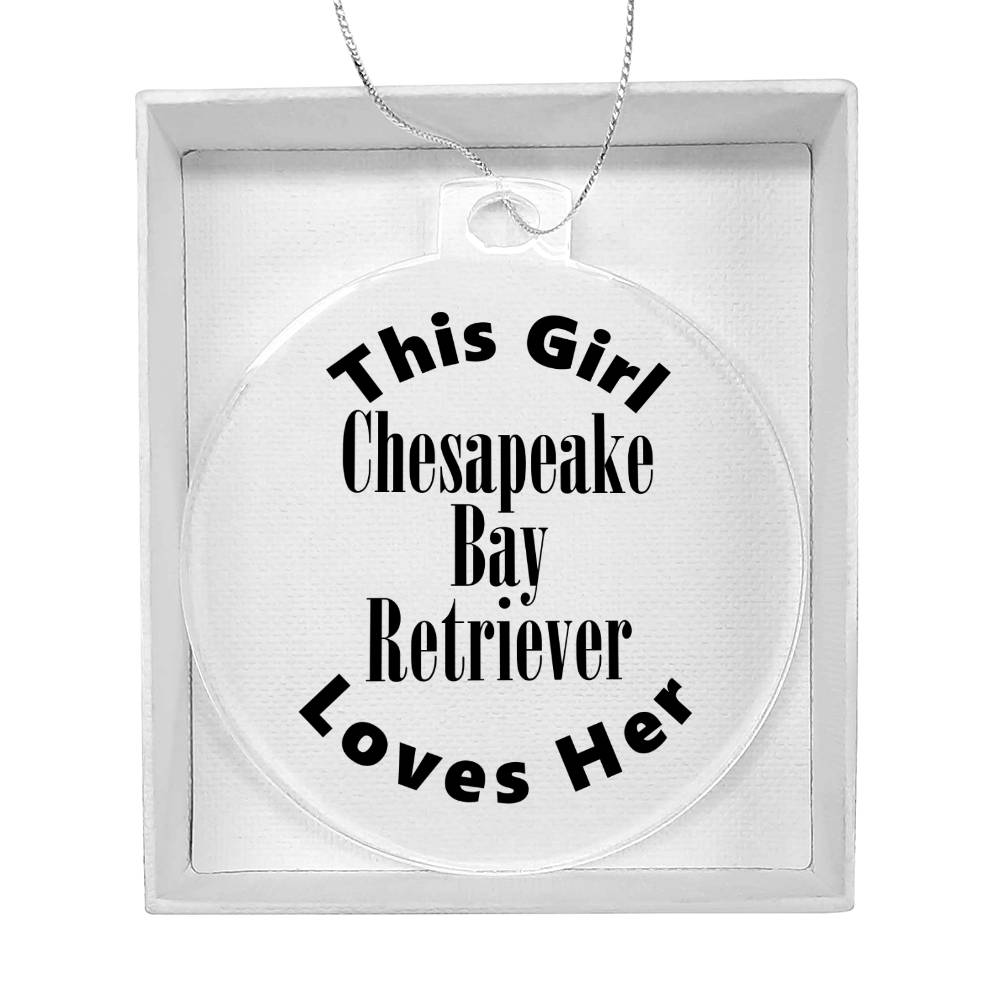 Chesapeake Bay Retriever - Acrylic Ornament