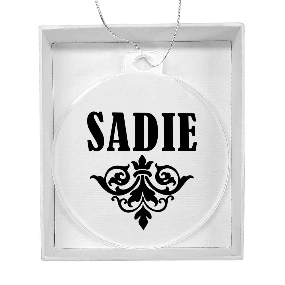 Sadie v01 - Acrylic Ornament