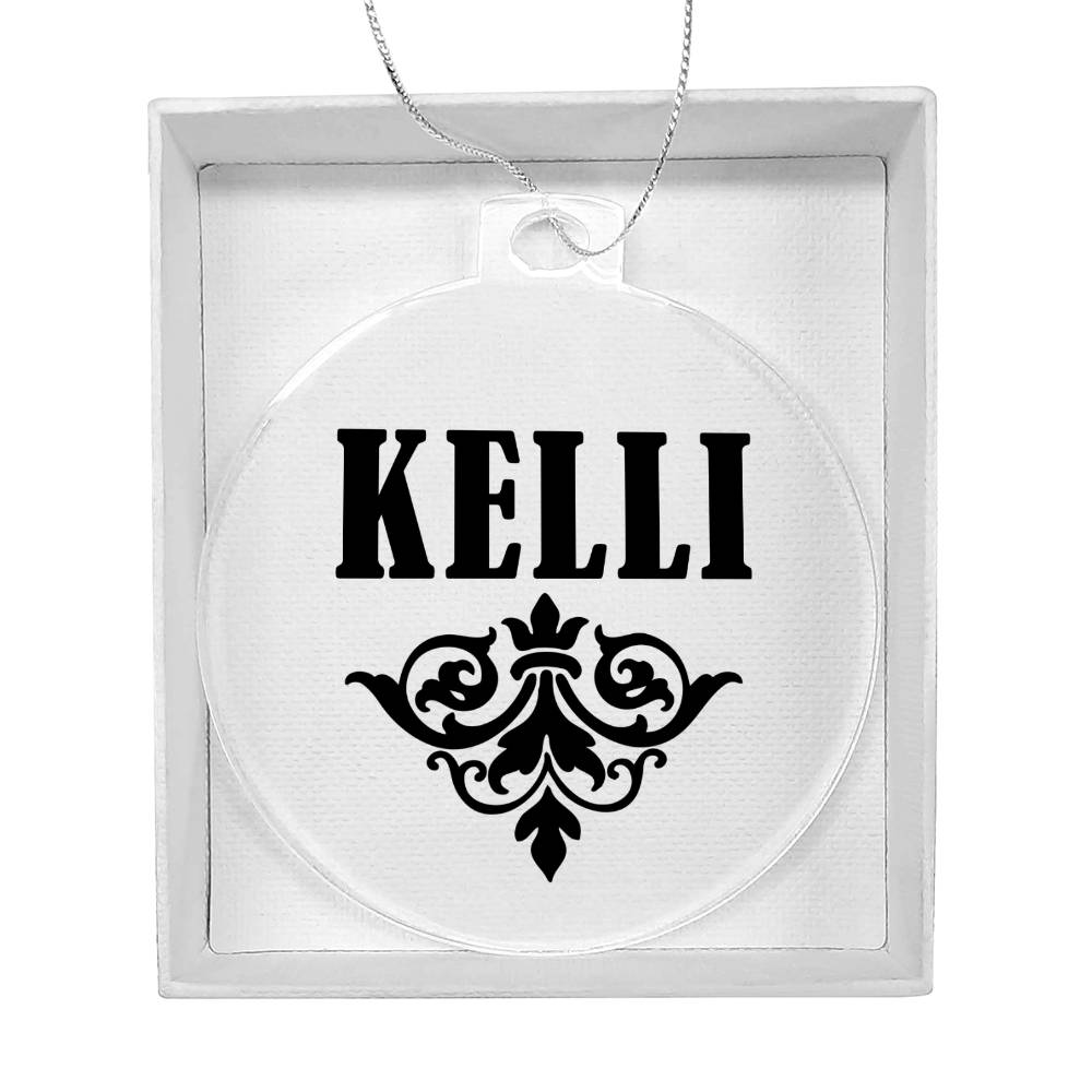 Kelli v01 - Acrylic Ornament