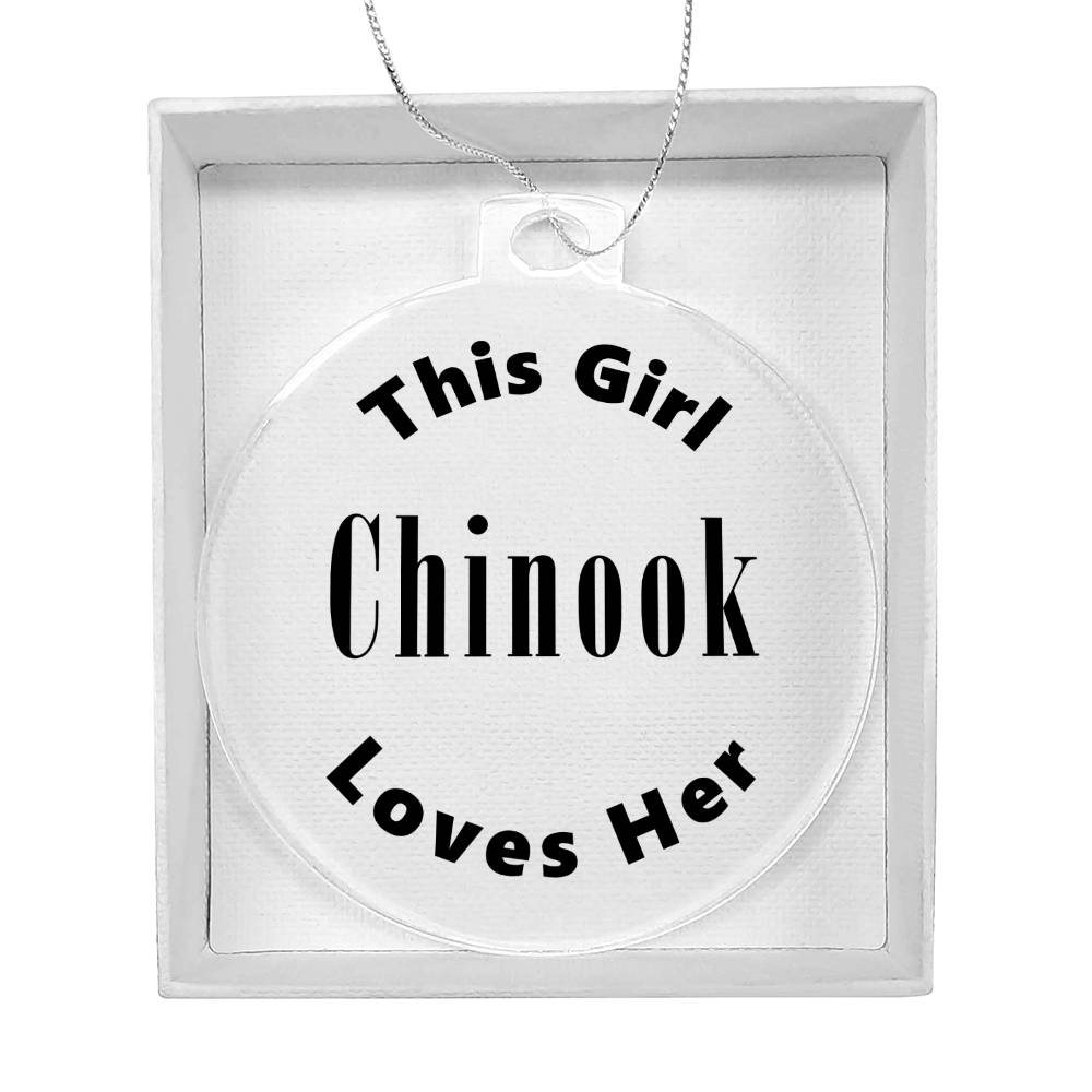 Chinook - Acrylic Ornament