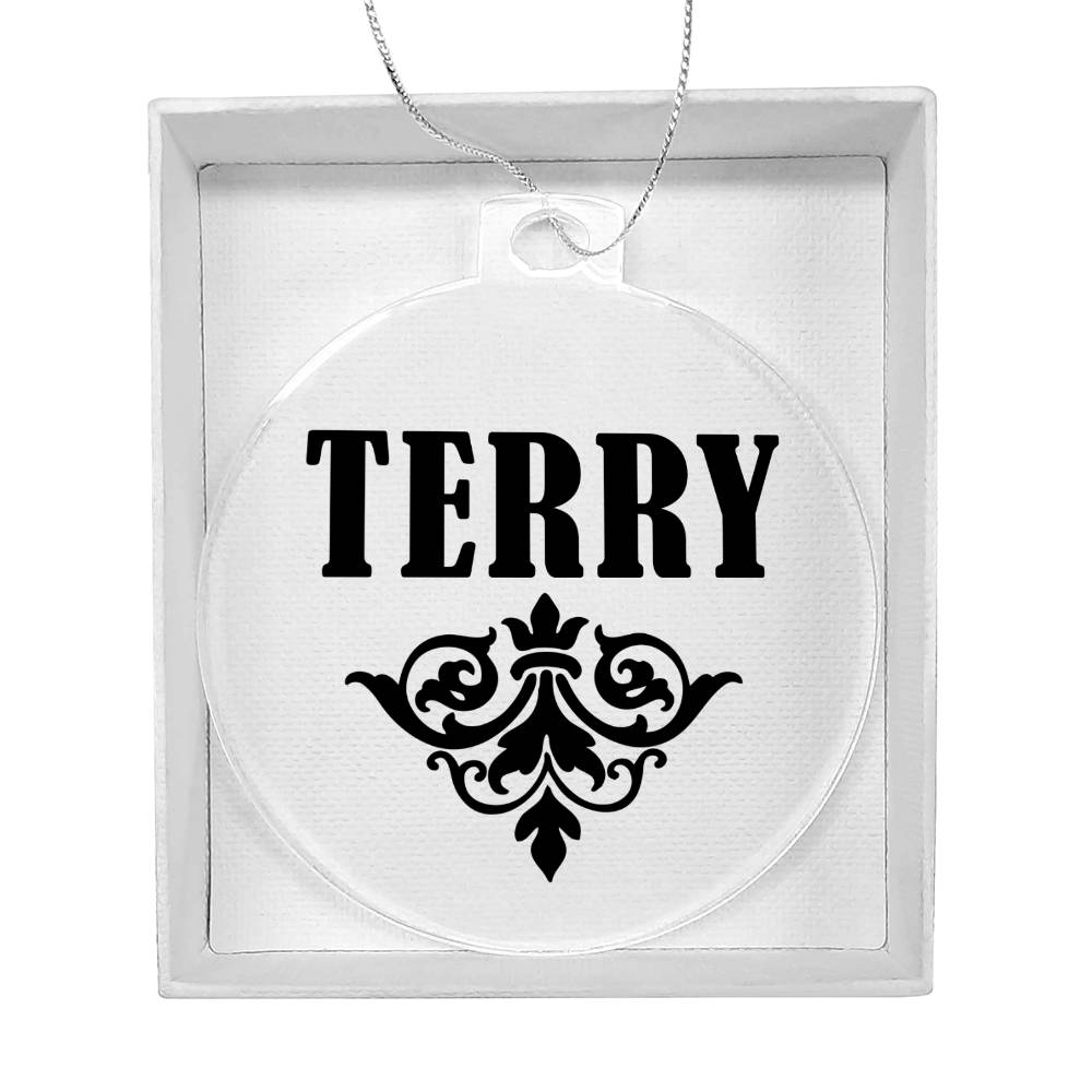 Terry v01 - Acrylic Ornament