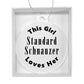 Standard Schnauzer - Acrylic Ornament