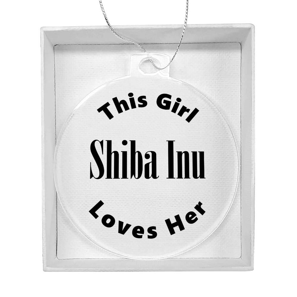 Shiba Inu - Acrylic Ornament