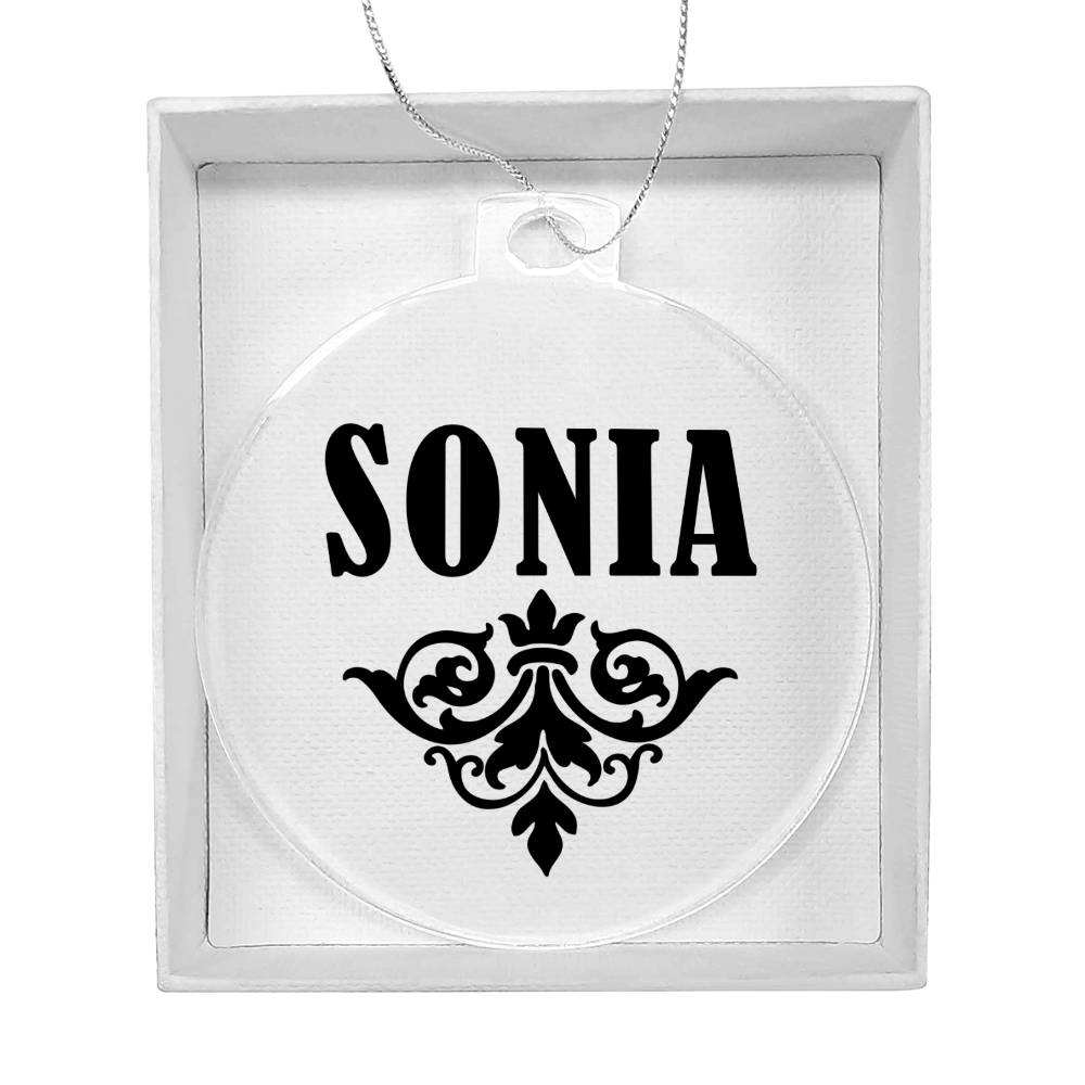 Sonia v01 - Acrylic Ornament