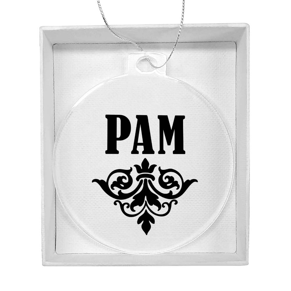 Pam v01 - Acrylic Ornament