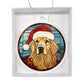 Dog Stained Glass Christmas Design 010 - Acrylic Ornament